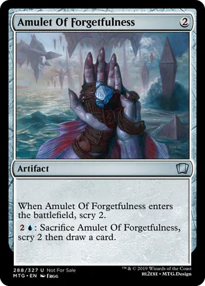 Card: Amulet Of Forgetfulness