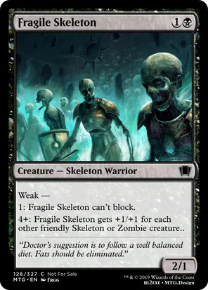 Card: Fragile Skeleton