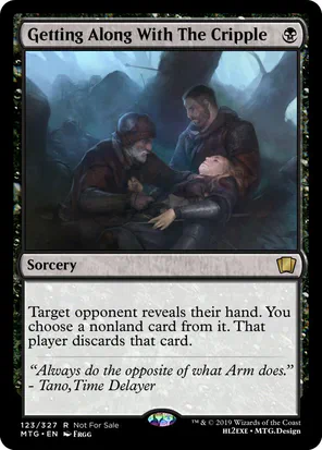 Card: Getting Along With The Cripple