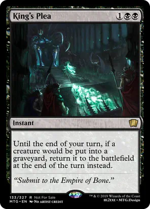 Card: King's Plea