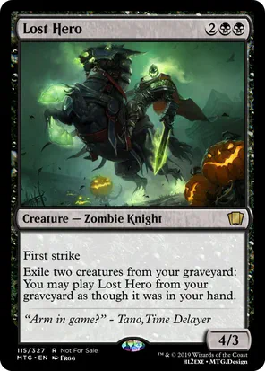 Card: Lost Hero