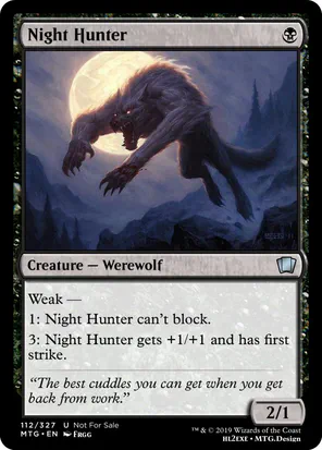 Card: Night Hunter
