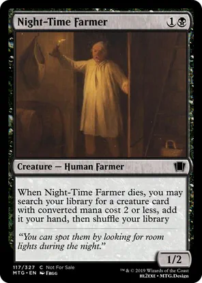Card: Night-Time Farmer