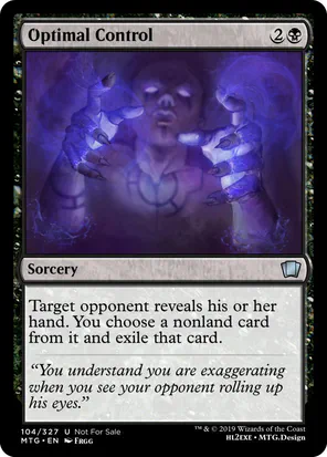 Card: Optimal Control