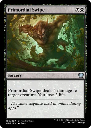 Card: Primordial Swipe