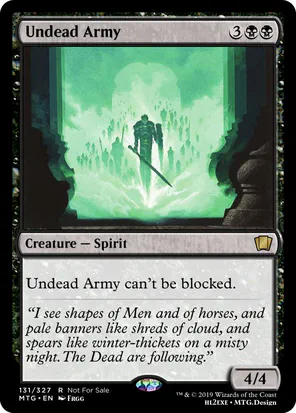 Card: Undead Army