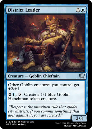 Card: District Leader