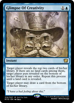 Card: Glimpse Of Creativity