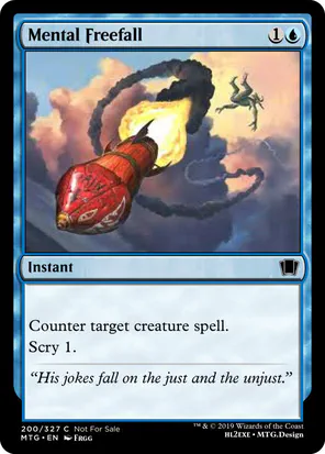 Card: Mental Freefall
