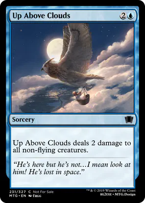 Card: Up Above Clouds