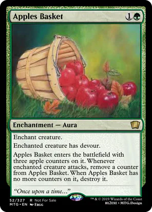 Card: Apples Basket