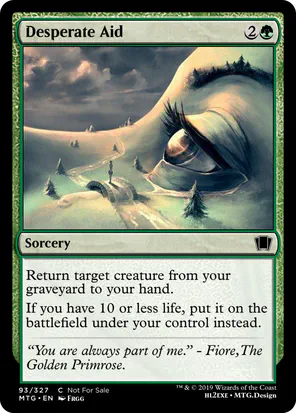 Card: Desperate Aid