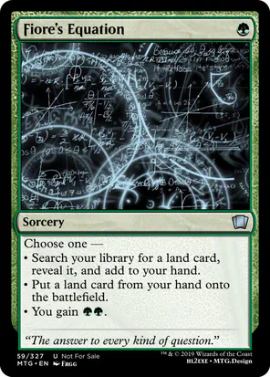 Card: Fiore's Equation