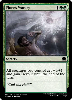 Card: Fiore's Warcry