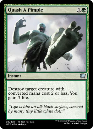 Card: Quash A Pimple