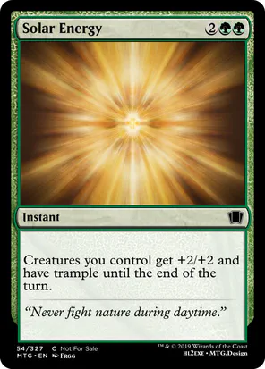 Card: Solar Energy