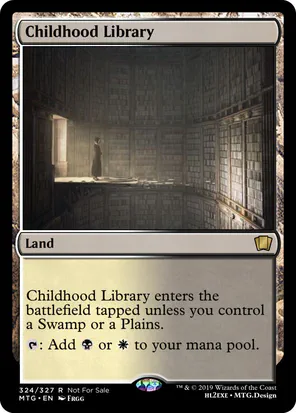 Card: Childhood Library