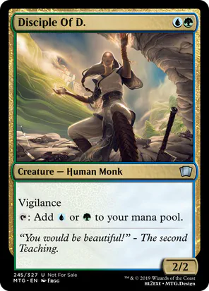 Card: Disciple Of D.
