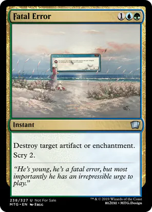 Card: Fatal Error