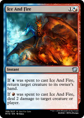 Card: Ice And Fire