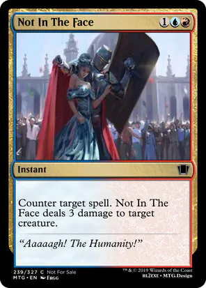 Card: Not In The Face