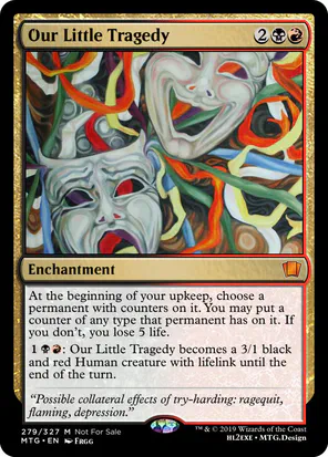 Card: Our Little Tragedy
