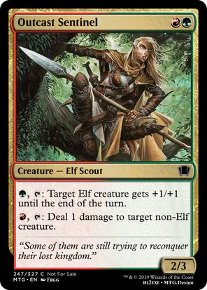 Card: Outcast Sentinel