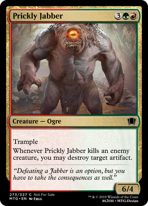 Card: Prickly Jabber