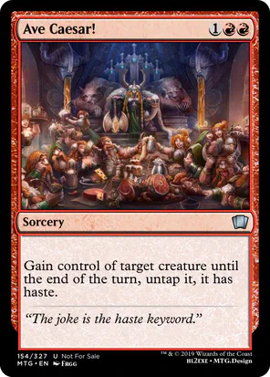Card: Ave Caesar!