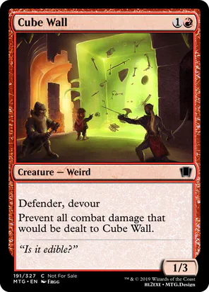 Card: Cube Wall