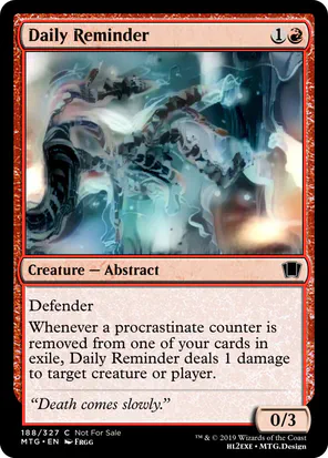 Card: Daily Reminder