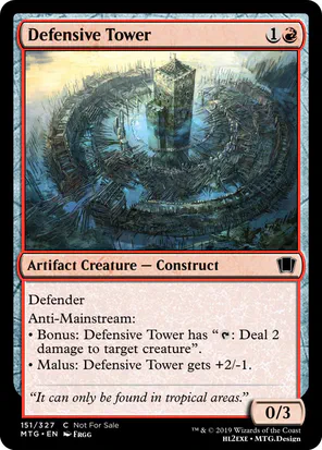 Card: Defensive Tower