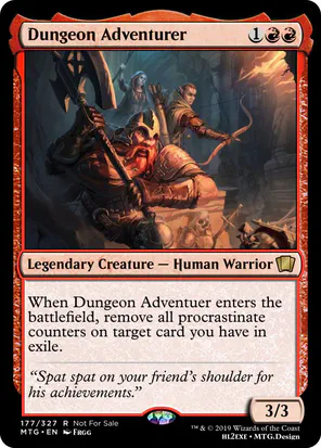 Card: Dungeon Adventurer