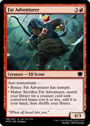 Card: Fat Adventurer