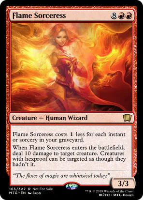 Card: Flame Sorceress