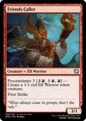 Card: Friends Caller