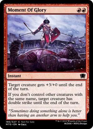 Card: Moment Of Glory