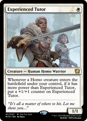 Card: Experienced Tutor