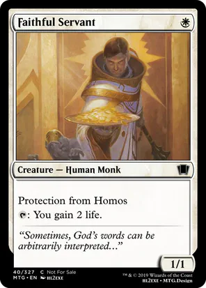 Card: Faithful Servant