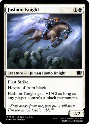 Card: Fashion Knight