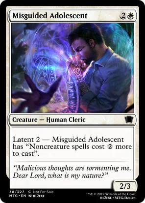Card: Misguided Adolescent