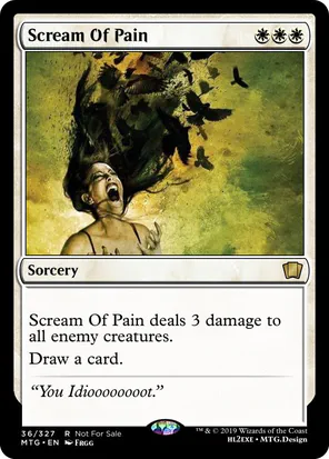 Card: Scream Of Pain