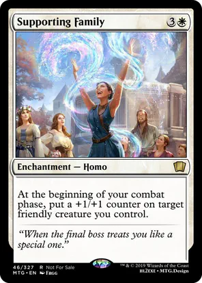 Card: Supporting Family