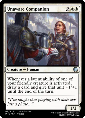 Card: Unaware Companion