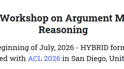 The 13th Workshop on Argument Mining and Reasoning Co-located with ACL 2026 featured image